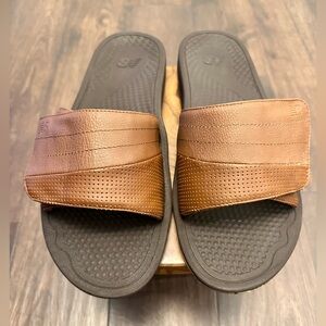 New Balance 3080 PureAlign Recharge Men’s Brown Sandals, Size 12